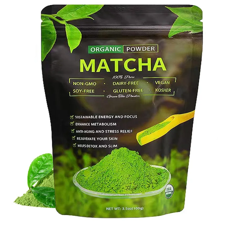 

Organic Premium Pure Keto Matcha 100% From Green Tea For Slimming Ketone Diet Baking Health Food Weight Loss Tea Polyphenols