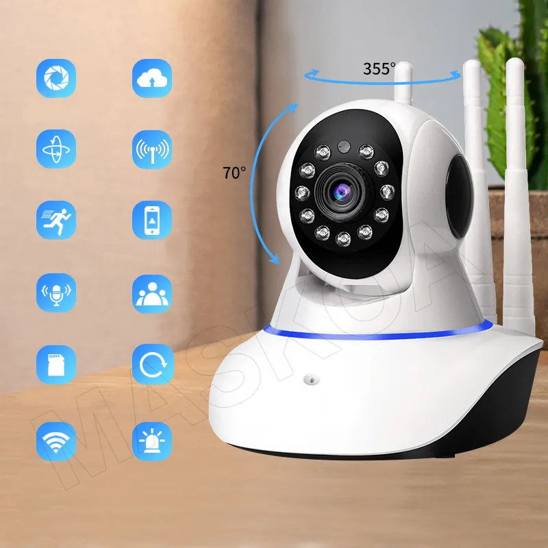 

CCTV Camera 1080P Indoor Wireless Wifi Security Cameras Two Way Audio Home Security 2MP Wifi IP Camera HD Surveillance Camera