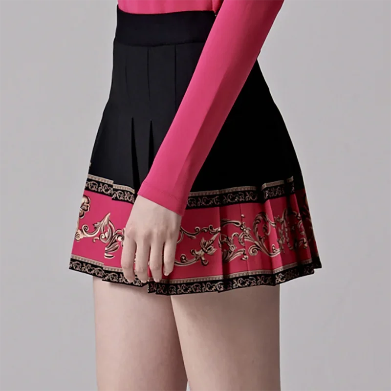 Женская летняя одежда для гольфа дамские юбки с нижним бельем уличная принтом
