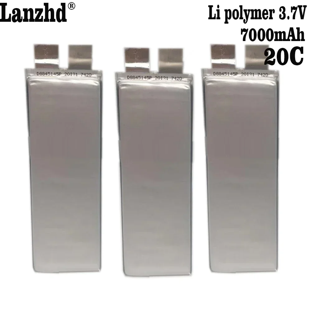 Литий-полимерный аккумулятор 20C высокой емкости 3 7 в 7000 мАч 1-12 шт