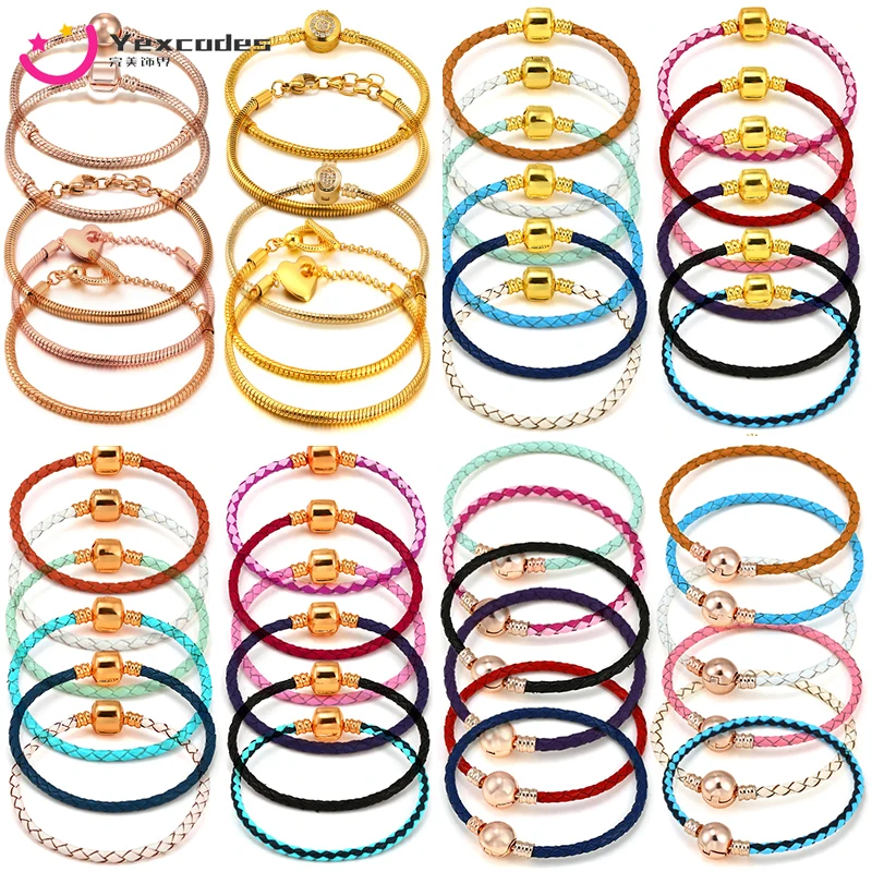 Европейский очаровательный кожаный браслет змеиная кость браслет Мужская и женская мода детская ручная одежда Pulceras y Brazaletes Mujer Европейский очаровательный кожаный браслет змеиная кость браслет Мужская и женская мода детская ручная одежда Pulceras y Brazaletes Mujer