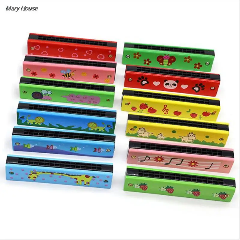 

Cartoon 16 Holes Cute Harmonica Musical instrument Kids Educational Toys Instrument Children Gift Kids