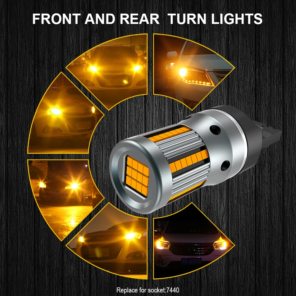 2 шт. фонари для парковки автомобиля 7440 дюйма 6500 Вт 2002 к