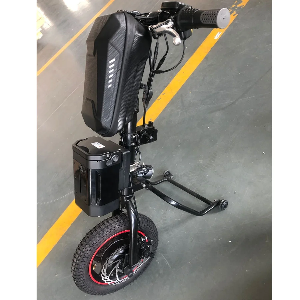 Фото Электрическая инвалидная коляска 36 в 250 Вт ручная велосипедная с литиевой