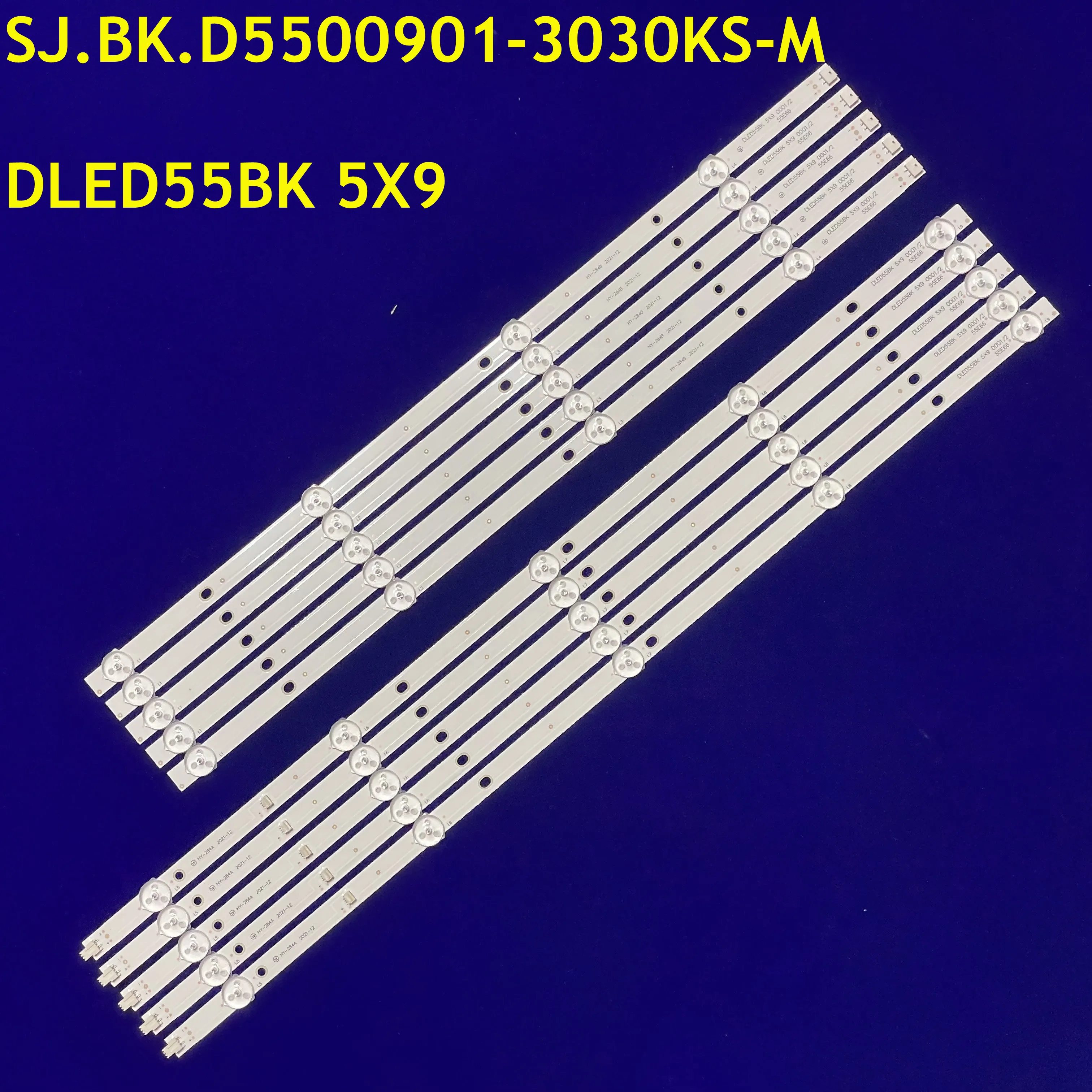 Светодиодная лента DLED55BK 5x9 10 шт. для 55PUF6271/T3 T55K09 PPTV SJ.BK.D5500502-3030GS-M 55U1 |