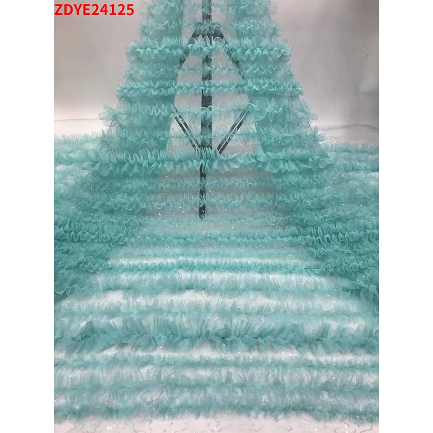 Большая Акция Африканский 3d кружевной текстиль великолепная анкарская тюль