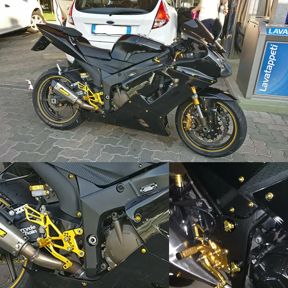 HONDA CBR 1000RR 2004-2005 для 200 шт. Полный Комплект болтов обтекателя винтовые клипсы -