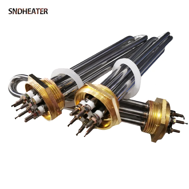 Фото SNDHEATER 220 В 380 В Солнечный бак Водяной нагревательный элемент G1 1/2 