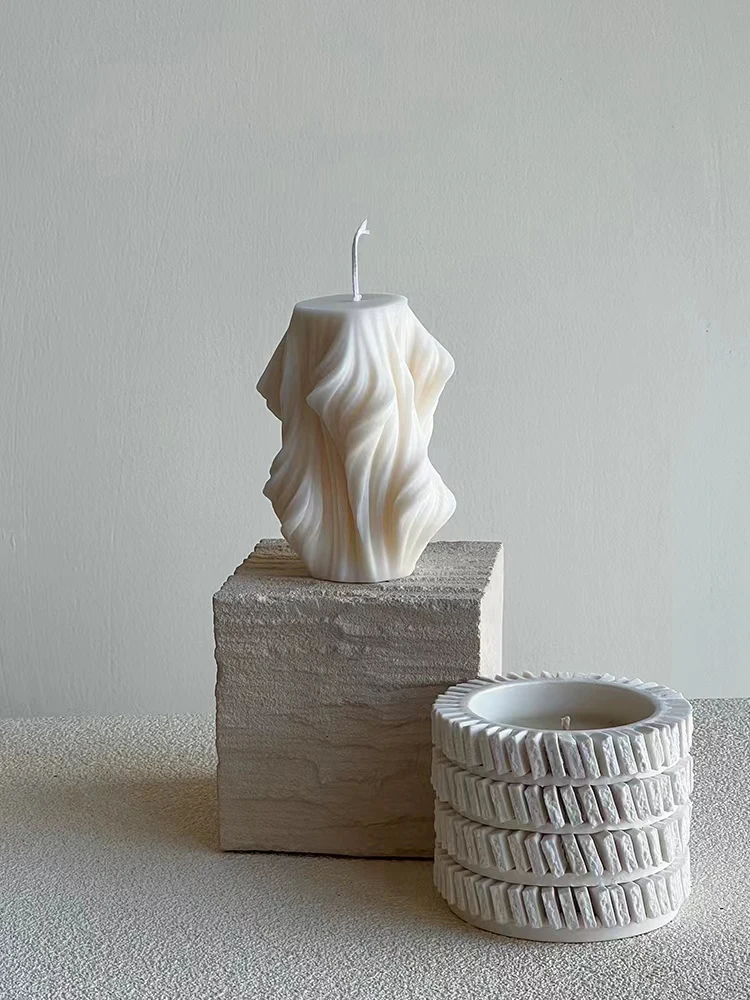 Креативная Ароматизированная Свеча в форме волны декор для комнаты