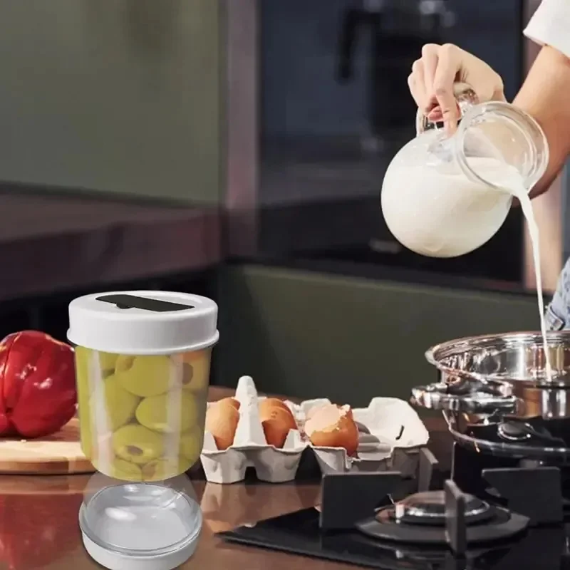 Разделитель сухого и влажного маринования банка для овощей контейнер огурца