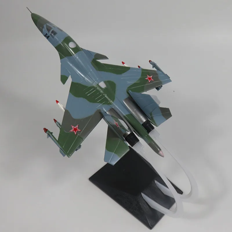 

1:72 ABS Static Simulation Fighter Aircraft model Russian Soviet Union-34 SU34 Fighter Airlines Assembled airplane model Plane