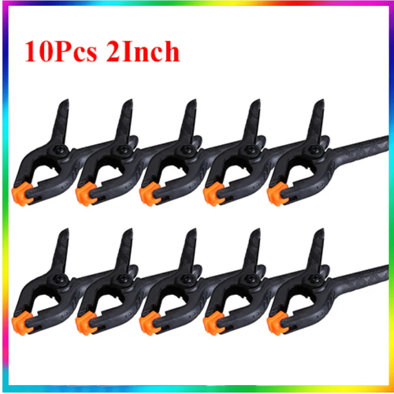 

2/3/4/6/9inch Adjustable Plastic Spring Clamps for Woodworking Tools Wood Working Tools Carpentry Clamps