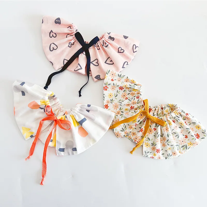Summer Baby Feeding Bibs Cotton Gauze Infants Adjustable Saliva Towel Newborn Toddler Soft Burp Cloth Kid Fake Collar Decoration |