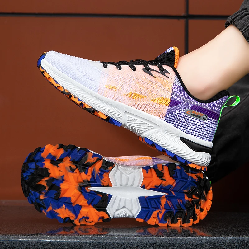 2022 Golf Shoes Summer Mesh Breathable Golf Training Sneakers Men's Fashion Sneakers Youth Fitness Golf Walking Sneakers