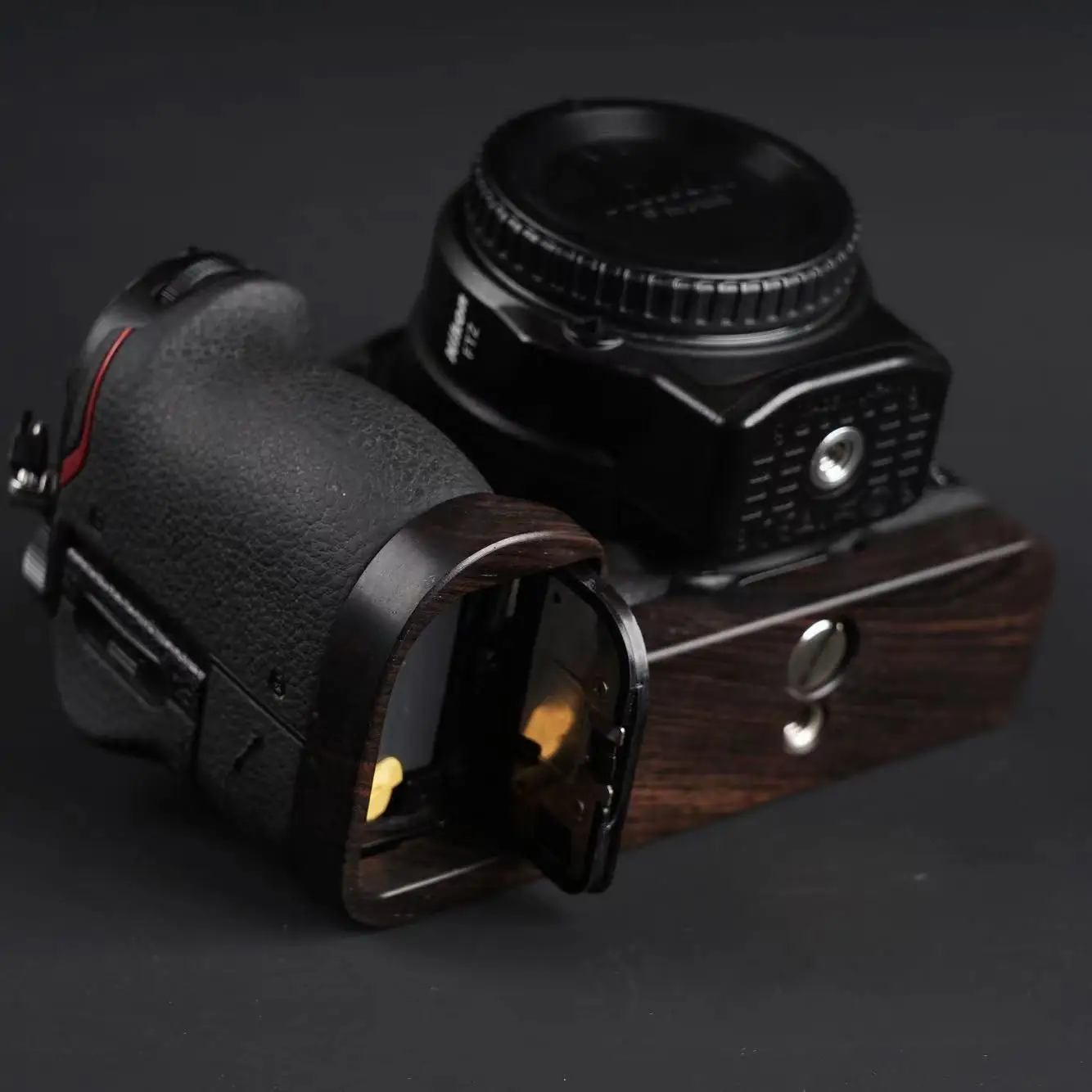Nikon Z5 Z6 Z7 Z7II Z6II Сверхлегкая черная подставка из розового дерева улучшает рукоятку клетки (art.: 3920c3ffada70) - 3920c3ffada70
