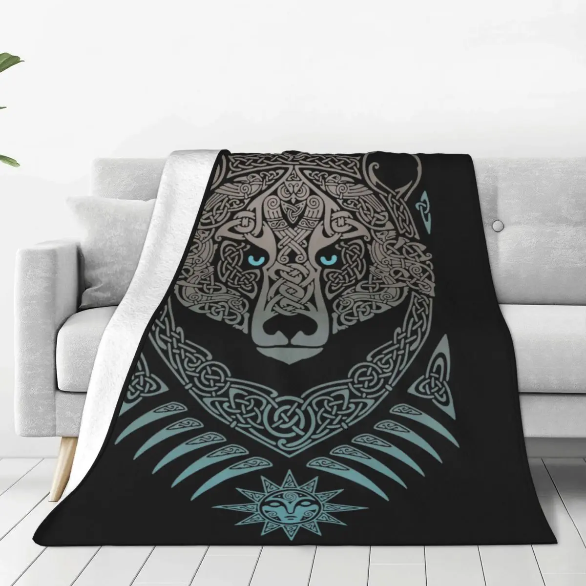 

Forest Lord Viking Valhalla Son Of Odin Fuzzy Blankets Custom Throw Blankets for Bed Sofa Couch 200x150cm Bedspread