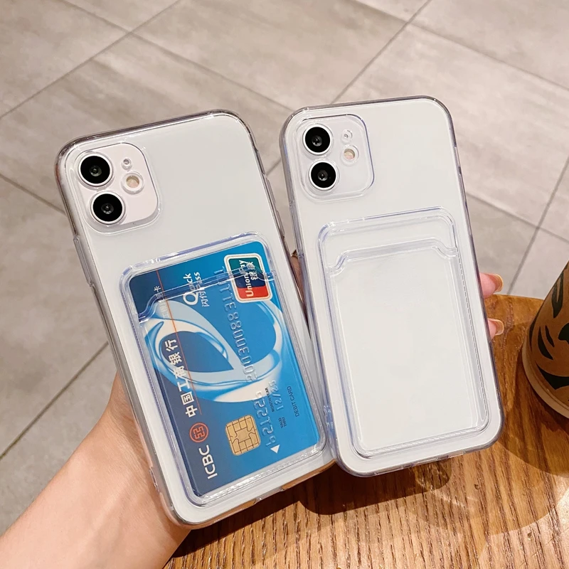 

Прозрачный силиконовый чехол для iPhone 14 Pro Max Plus, с защитой от падения