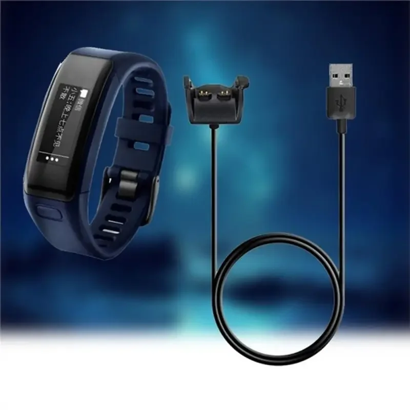 Фото Зарядный кабель для Garmin Vivosmart HR/HR+ Approach X40, USB-кабель для быстрой зарядки и передачи данных, кабель питания, кабель для передачи данных, трекер. №2
