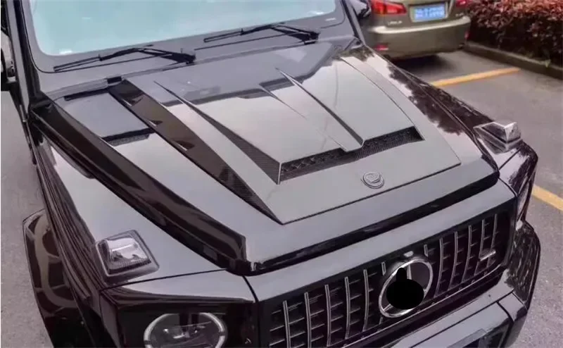 Настоящий комплект капота двигателя из углеродного волокна для Mercedes Benz G Class W463 G350