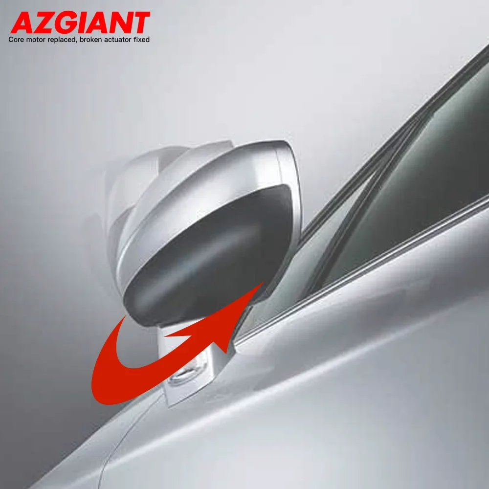 AZGIANT автомобильное боковое зеркало складное миниатюрное 12 В постоянного тока