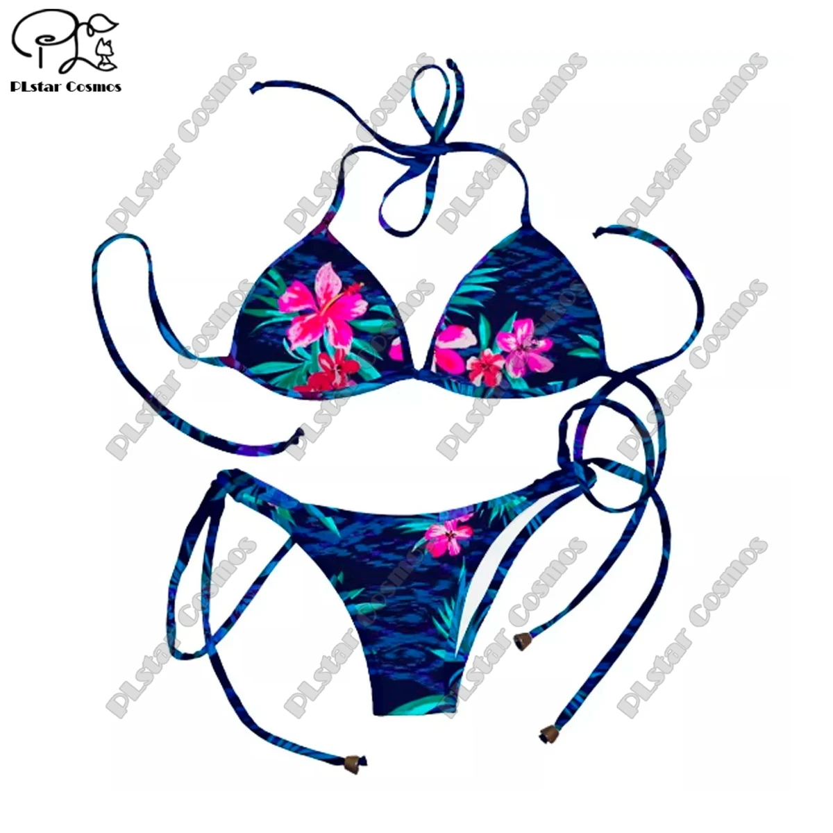 

PLstar Cosmos Bikini 2 Piece Bikini 3D All Over Printed Summer Women Bikini Women's Swimwear Sexy Swimsuit Bikini Sets 5