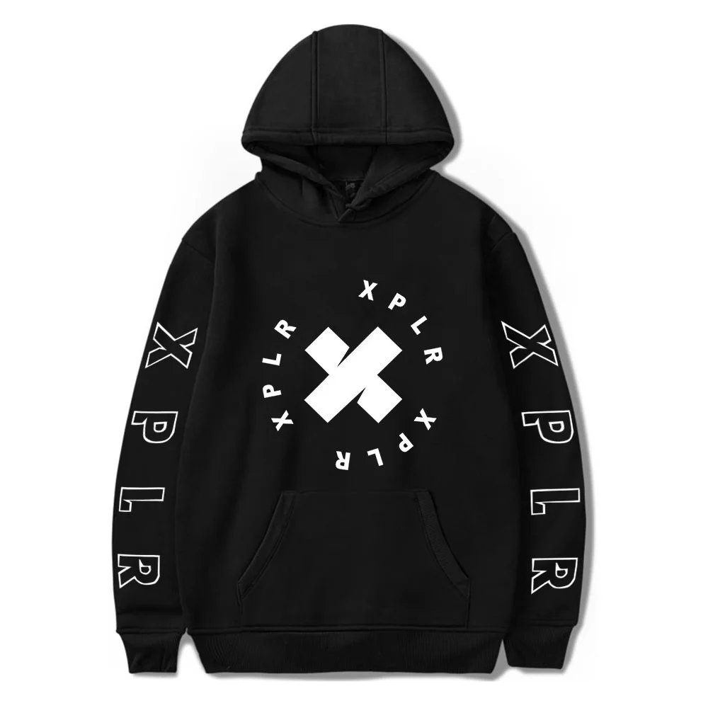 

Худи Sam and Colby с принтом XPLR Harajuku Merch для мужчин и женщин пламя повседневные толстовки с капюшоном уличная одежда унисекс пуловер