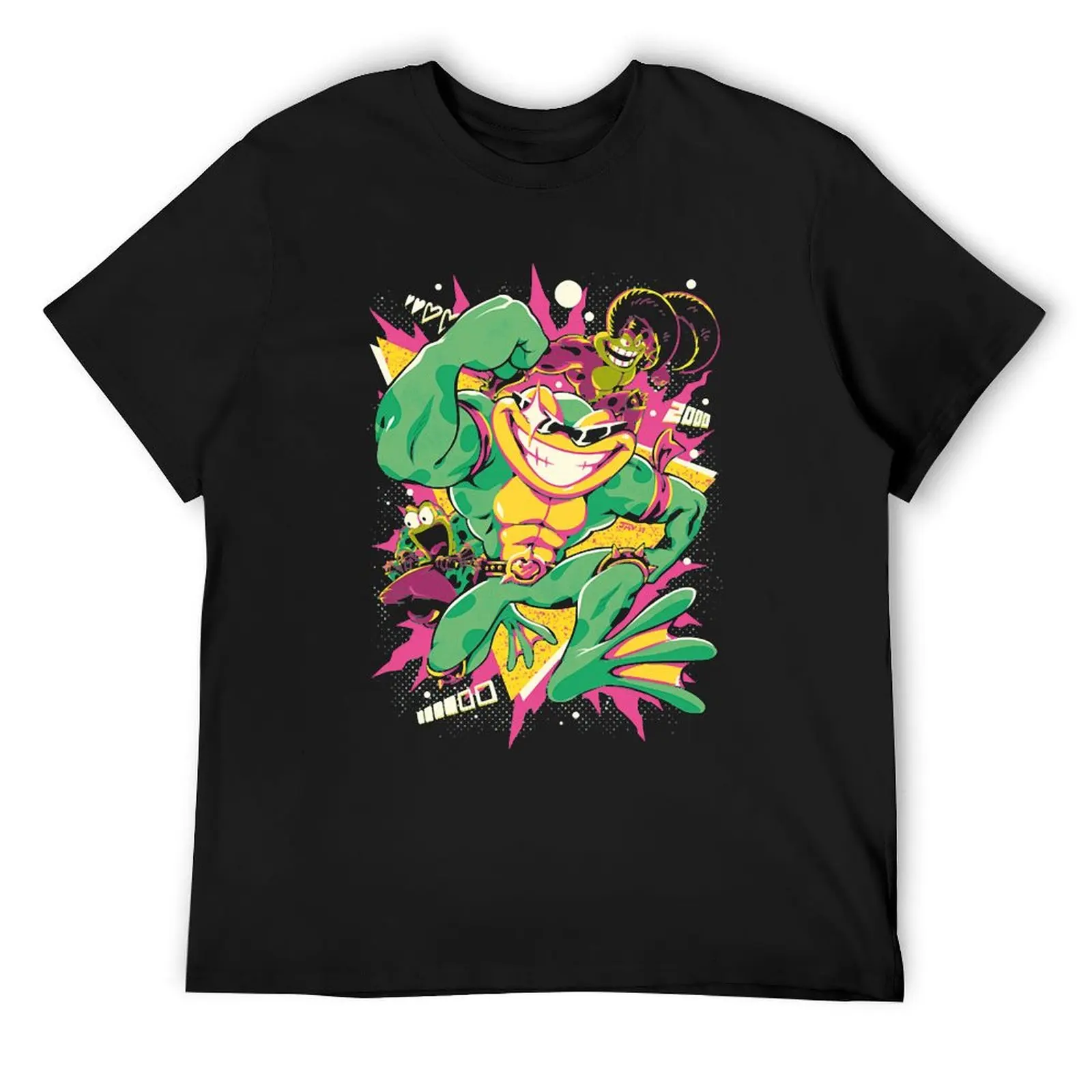 Футболка BATTLETOADS RETRO милые топы мужская футболка с изображением принца для