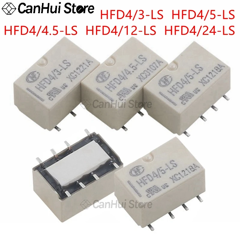 

HongFa магнитное реле HFD4/3-LS HFD4/4.5-L HFD4/5-LS HFD4/12-LS HFD4/24-LS 3В, 4.5В 5В, 12В, 24В 2A
