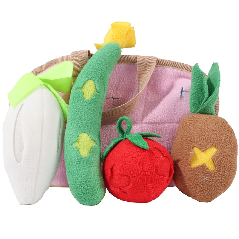 

Pet Dog Plush Toy Pet Interactive Puzzle Feeder Food Training Iq Dog Chew Squeaky Toys Activity Treat Game Toys