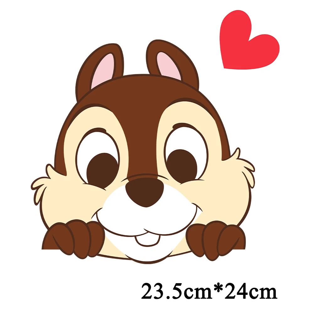 Дисней Чичитити Братья Бурундуки Термоклеевые наклейки для одежды