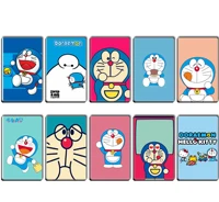 new doraemon around cute cute two dimensional animation bus card meal card sticker cartoon gift animation sticker