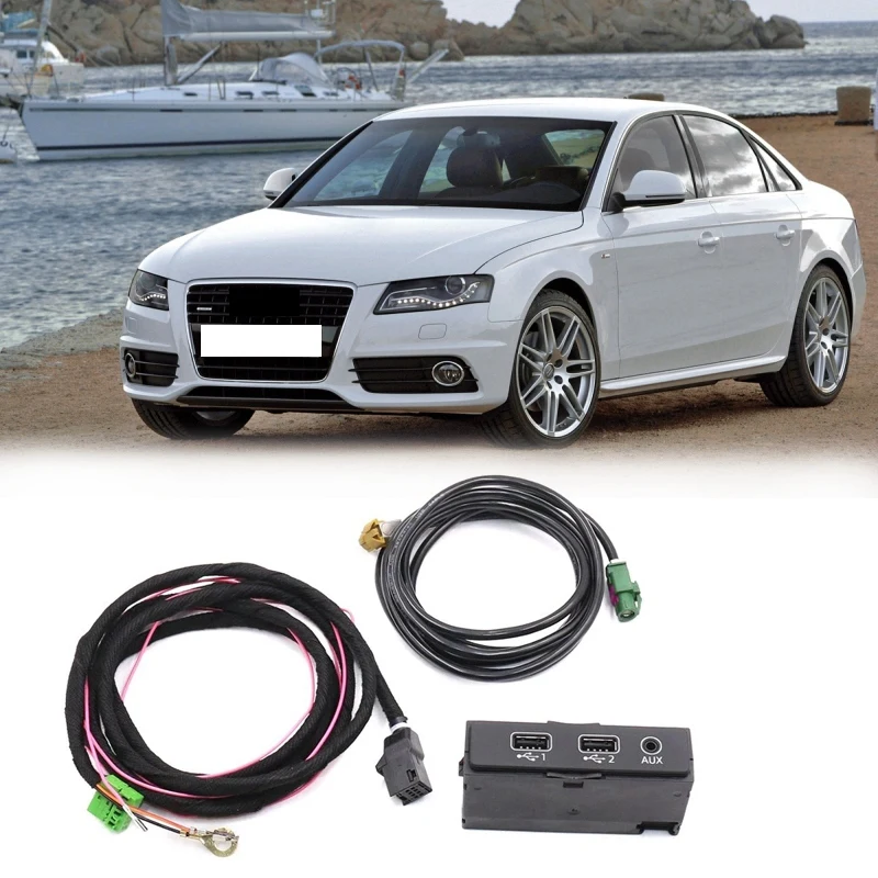 

Carplay MDI USB AUX IN Plug Cable FOR- A4 B9 A5 B9 Q5 8W MIB 2 8W0035736