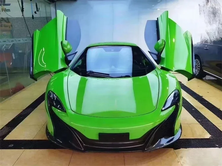 Фото Обновление для 650S с нижними деталями переднего бампера из углеродного волокна в стиле DMC №3
