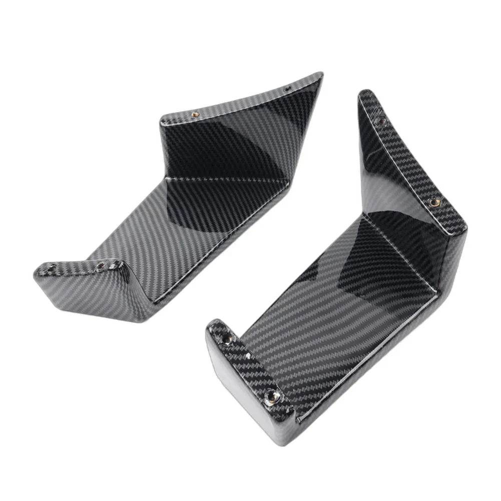 1 пара углеродного волокна мотоцикла Winglet с фиксированным крылом воздушные