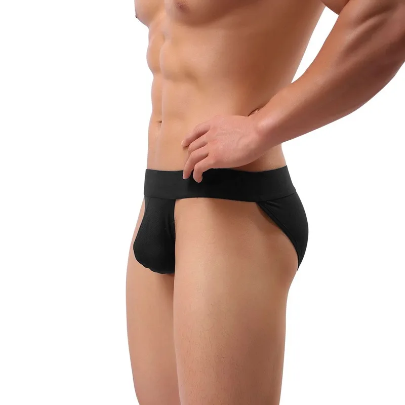 Мужские Соблазнительные трусики-танга нижнее белье трусы с заниженной талией
