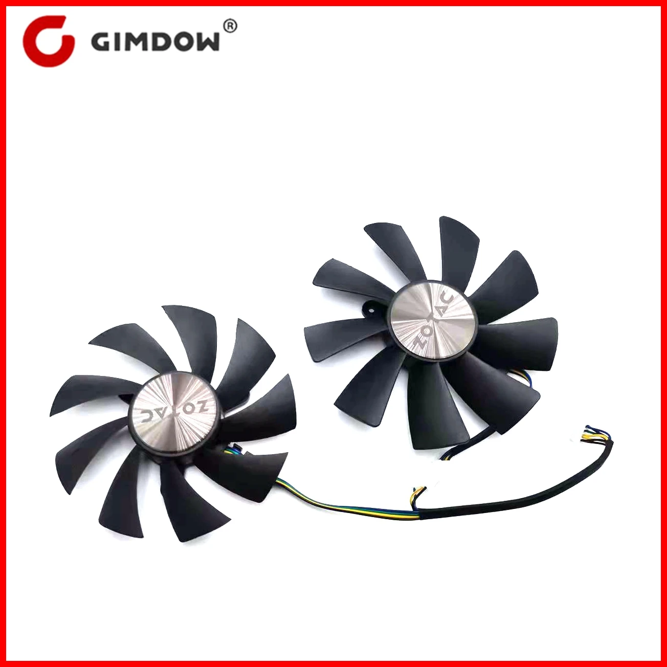 

2pcs/lot New GAA8S2U GA92S2H 100mm 87mm for ZOTAC GeForce RTX2070 2080TI GTX1060 1070TI 1080 1080TI graphics card fan