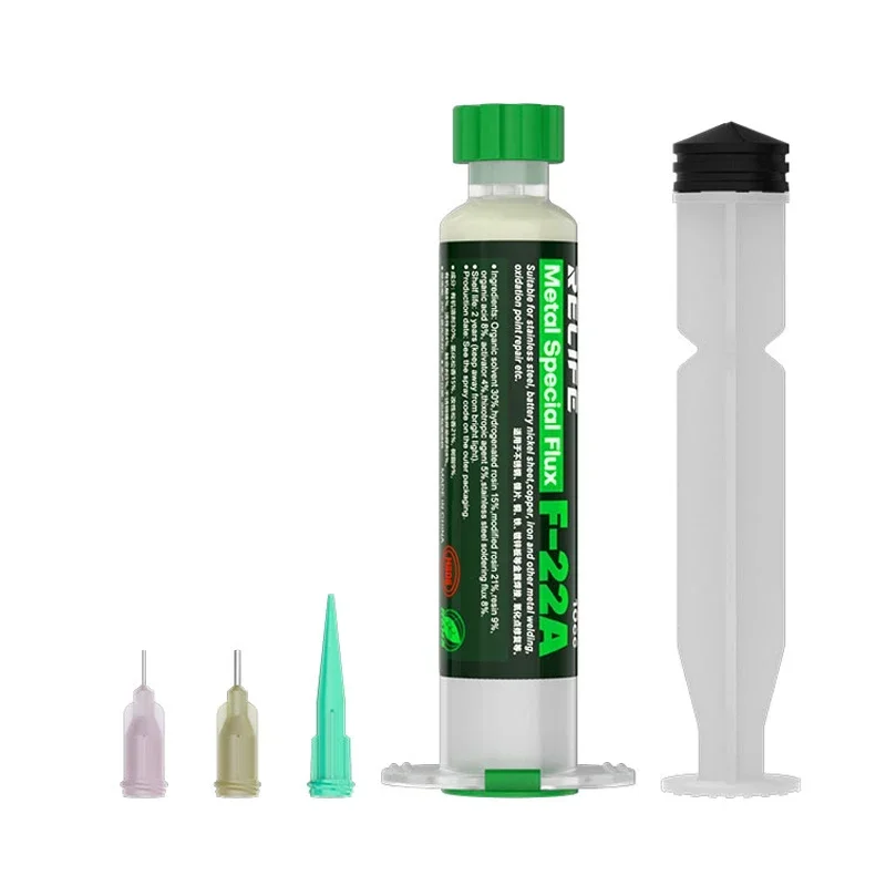 

RELIFE F-22A Многоцелевой металлический специальный флюс для припоя Сильная теплопроводность Экологически чистый флюс для припоя