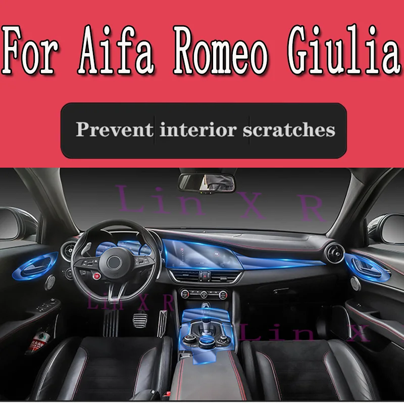 

Наклейка для салона автомобиля Aifa Romeo Giulia 2017
