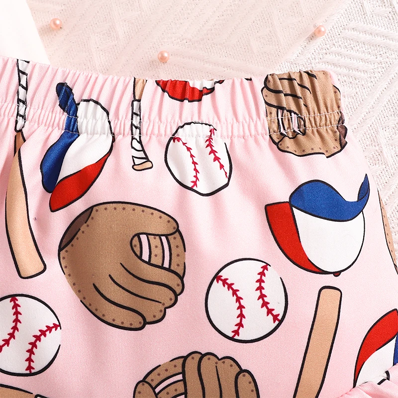 Одежда для новорожденных девочек комбинезон без рукавов шорты с оборками