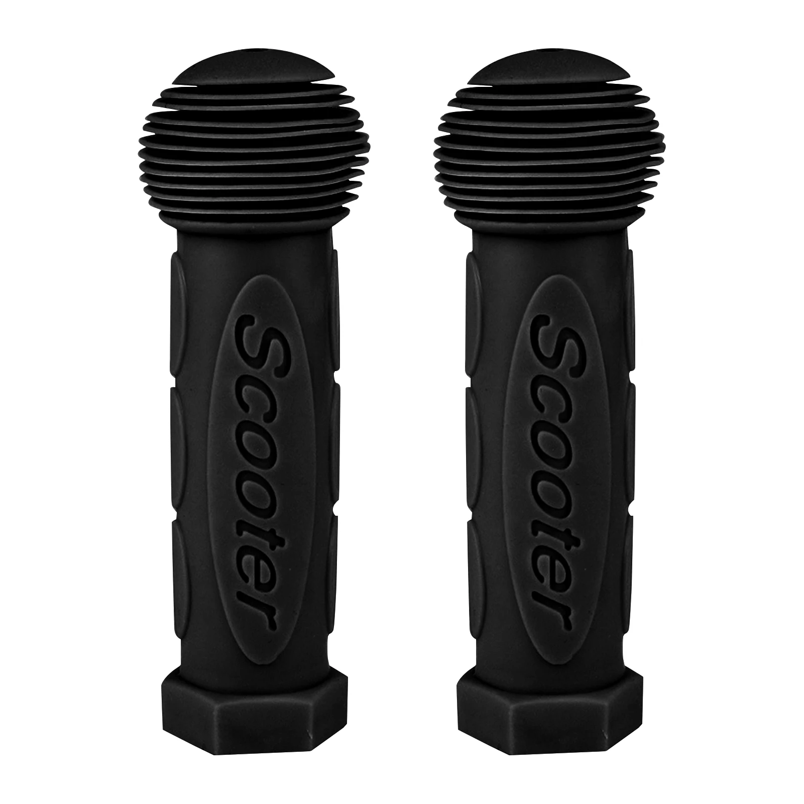 1 пара ручек для скутера Мягкие Резиновые Нескользящие прочные Простые в