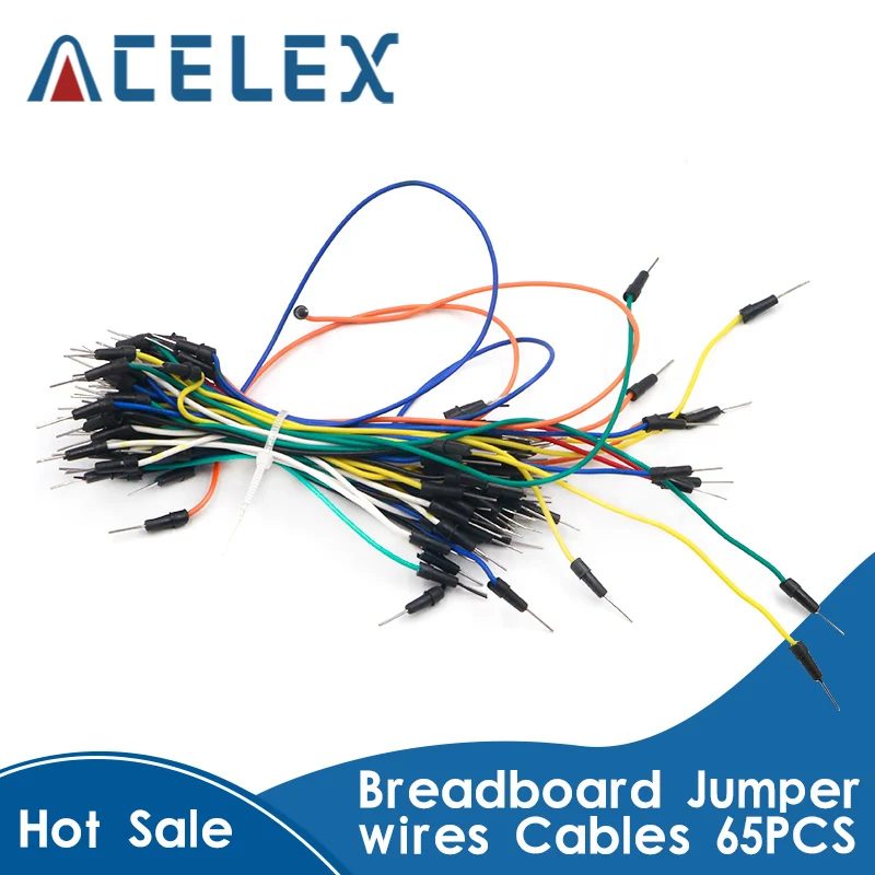 65pcs*10=650pcs Jump Wire New Solderless Flexible Breadboard Jumper wires Cables for-Arduino High quality