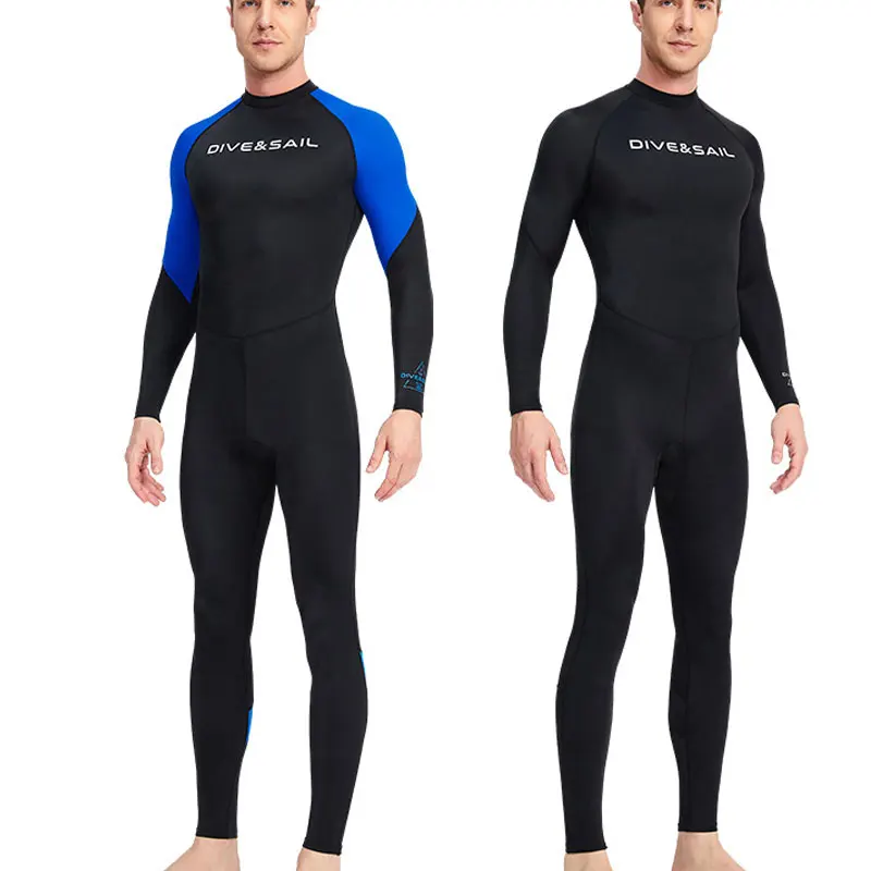 

Adult Surfing Wetsuit Men Swimwear Diving Suit Nylon M-3XL One-Piece Men's Swimsuit Scuba Diving Snorkeling Clothing Body Suits