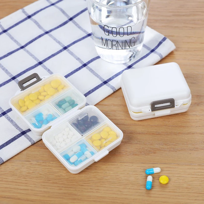 

New Pill Case Portable 7 Grids Pill Box Drug Tablet Medicine Storage Holder One Week Splitter Organizer Container Pill Organizer