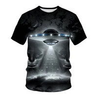 summer mens 3d anime print t shirt trend drawing casual fashion round neck short sleeves