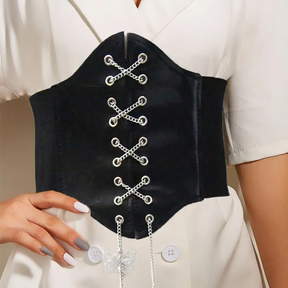 

Trendy Women Bustier Wide Ladies Single Circle Push Up Waist Cincher Body Shaper Belt Women Waist Cincher