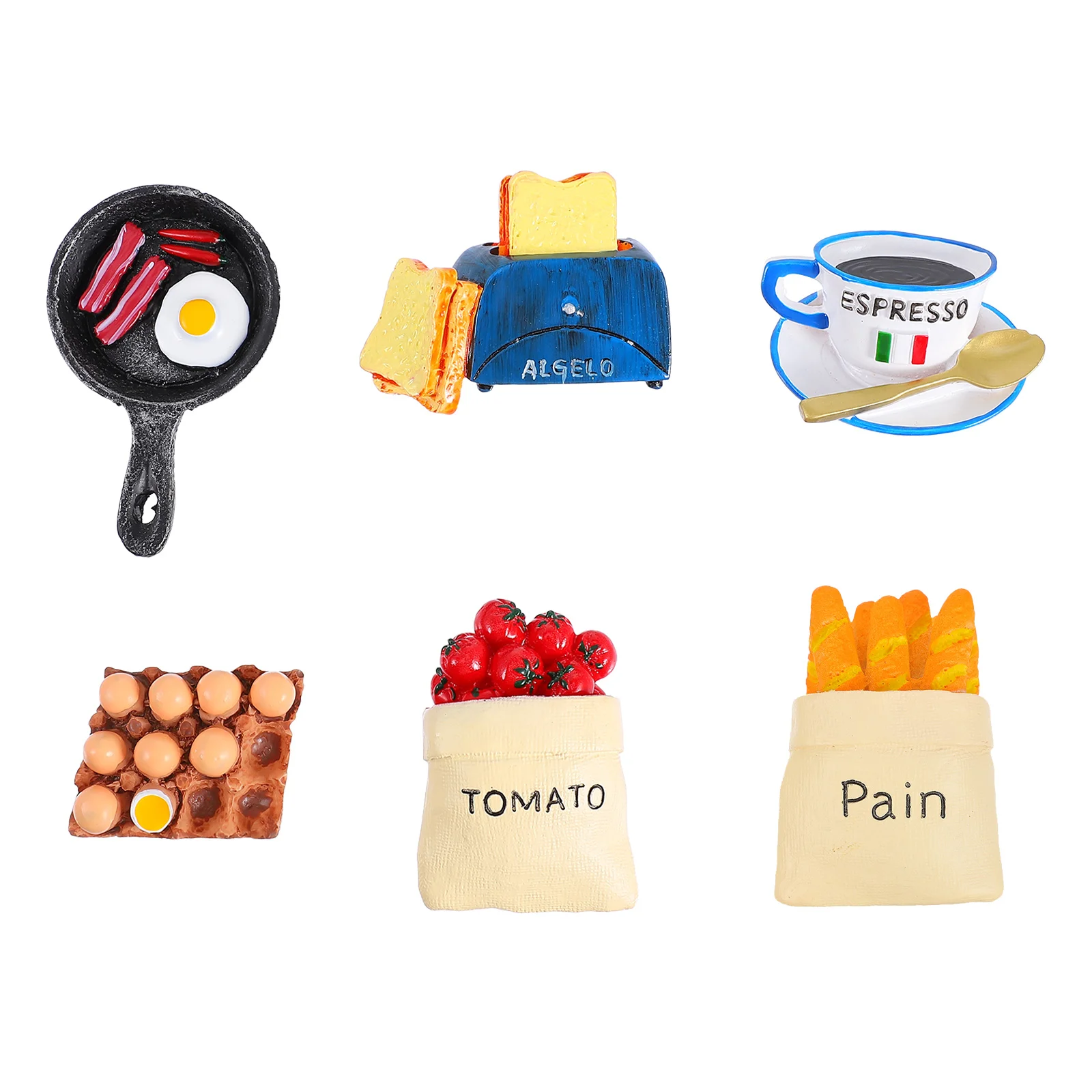 

6pcs Adorable Durable Fridge Magnet Refrigerator Sticker for Home Kitchen Refrigerator Home decor