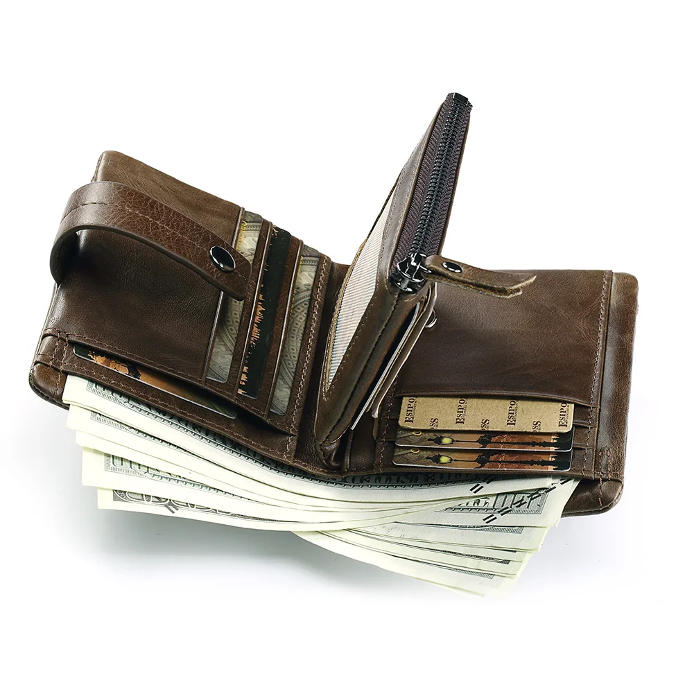 Лидер продаж мужской кошелек из 100% натуральной кожи для мелочи маленькое женское