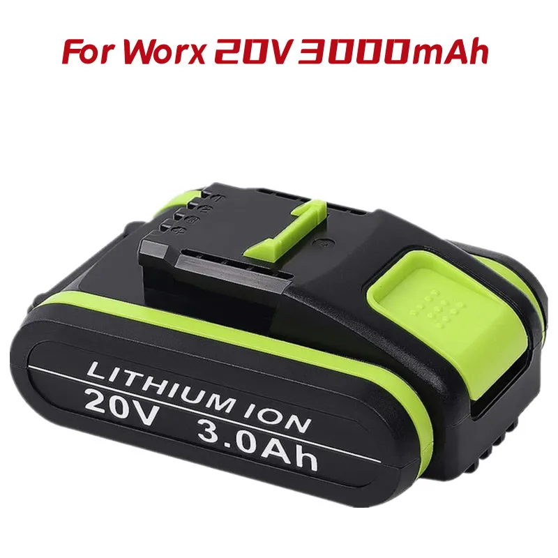 

New 3.0Ah 20V LiIon Battery for Worx WA3553 WA3551 WA3556 WA3572 WA3553.1 WG169E WX386 WX550.1 WX176 WX279 for Power Tools