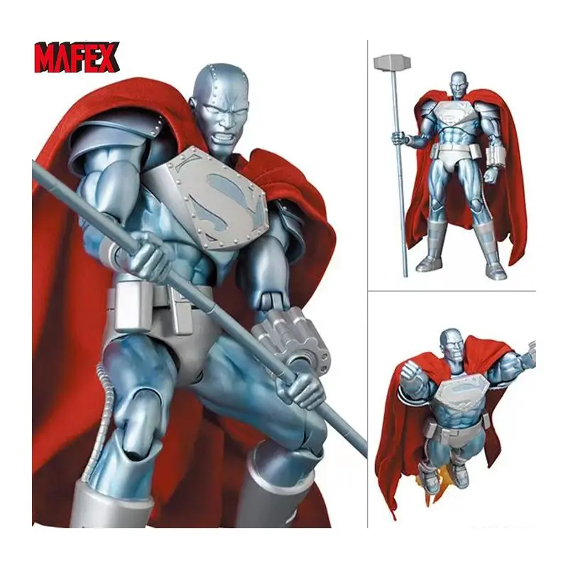 

In Stock Original Mafex No.181 STEEL RETURN OF SUPERMAN Anime Action Figures Collection Model 1/12 Toys Gift