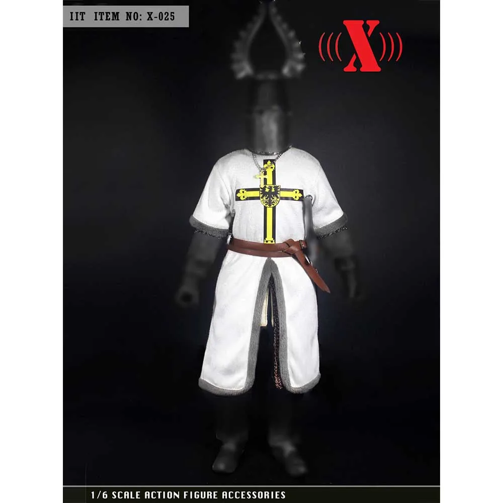 

ZYTOYS 1/6 X-025 Male Men Medieval Knight Robe Suit Clothing Clothes for 12" Action Figure Body Doll Accessories